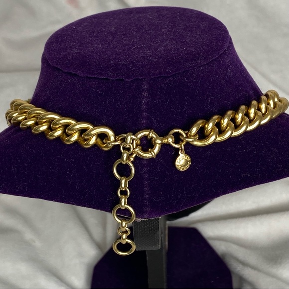 J. Crew Tortoise Shell Acrylic Rhinestone Flower Statement Necklace - Picture 6 of 16